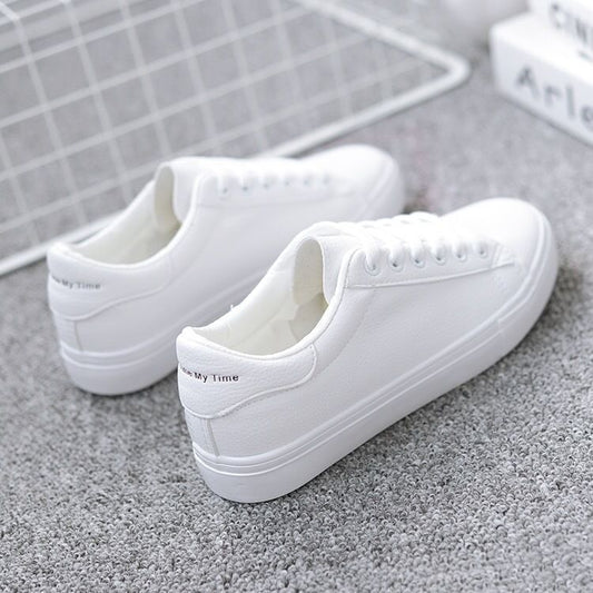 Spring New Casual Flat White Shoes Women