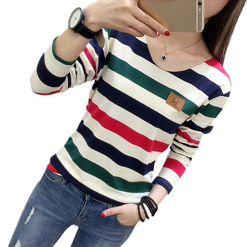 Korean Spring And Autumn Clothing T-shirt For Women