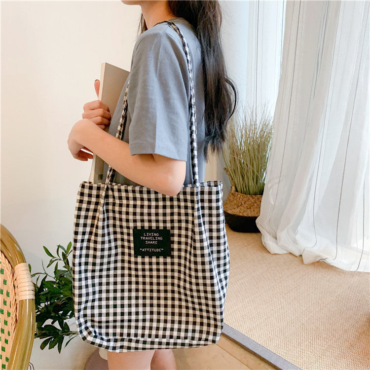 Youda Fashion Women Shoulder Bags Classic Female Shopping Bag Casual Ladies Tote Vintage Style Canvas Handbags Girls Handbag