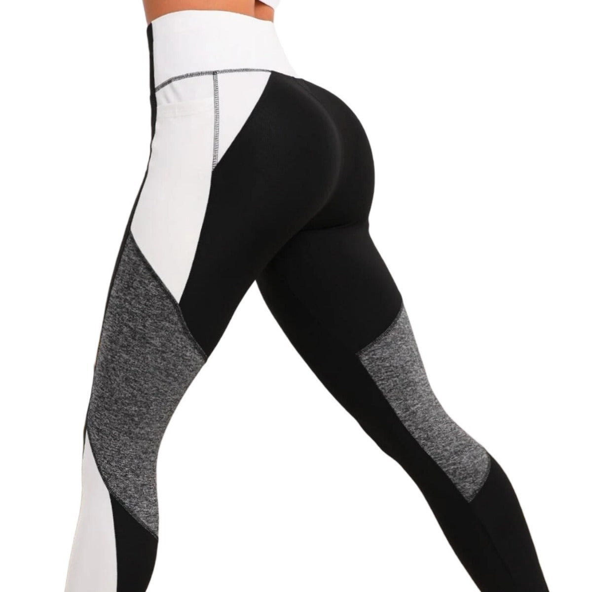 Yoga Pants European And American Stitching Running Pants Women