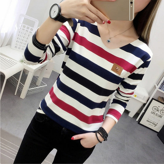 Korean Spring And Autumn Clothing T-shirt For Women