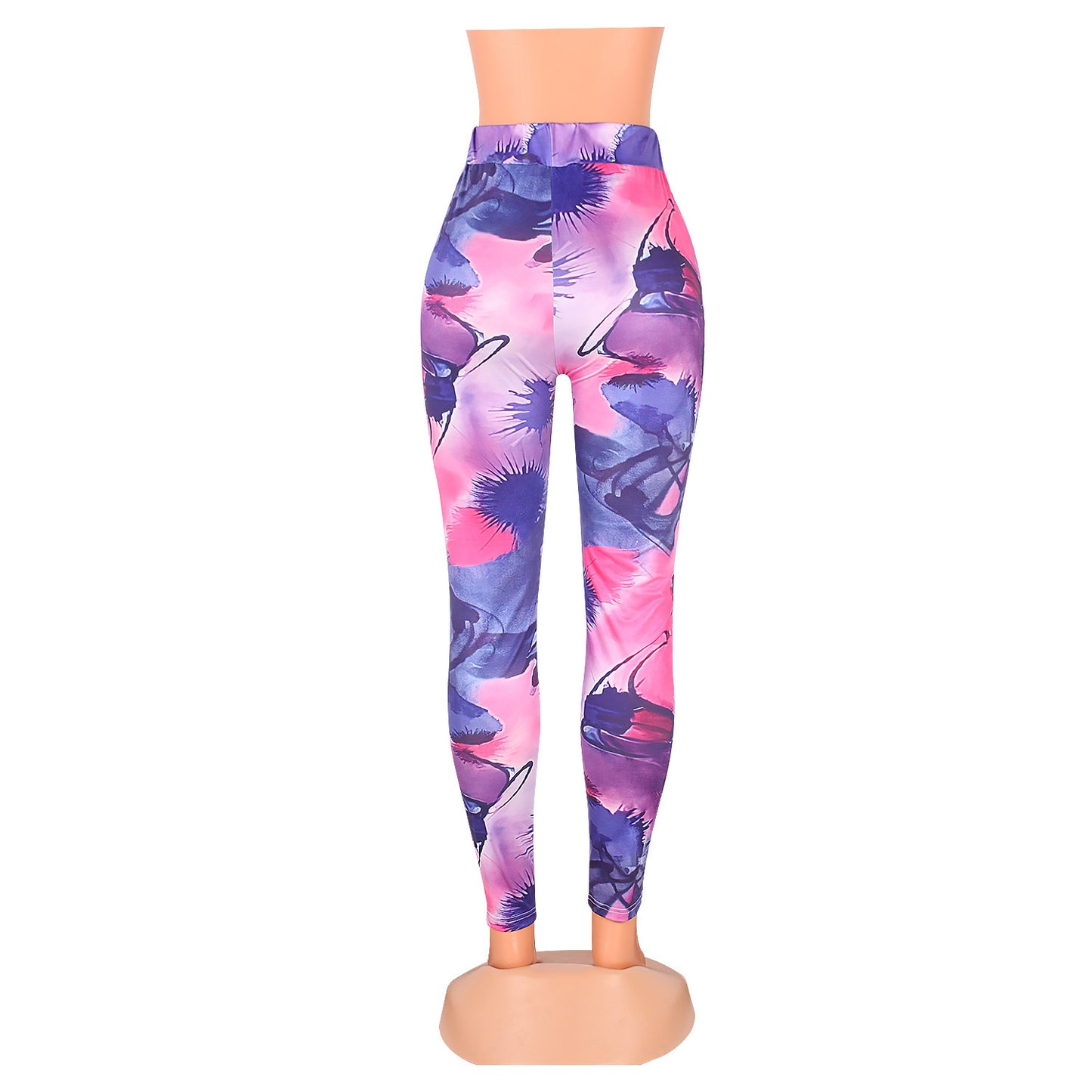 Fashion Casual Printed Skinny Women Pants Pencil Pants