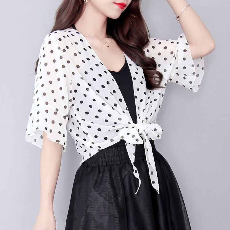 Chiffon Shawl Jacket Skirt For Women